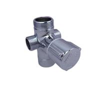 SROUPSUTKK Desviador de agua tres vías, adaptador en forma T, conector for ducha, separador for inodoro, bidé, válvula divisora de grifo Válvula angular para baño.(B1)