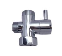 SROUPSUTKK Desviador de agua tres vías, adaptador en forma T, conector for ducha, separador for inodoro, bidé, válvula divisora de grifo Válvula angular para baño.(60CM)