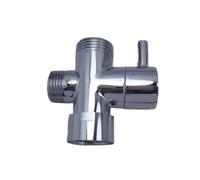 SROUPSUTKK Desviador de agua tres vías, adaptador en forma T, conector for ducha, separador for inodoro, bidé, válvula divisora de grifo Válvula angular para baño.(O1)