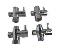 SROUPSUTKK Desviador de agua tres vías, adaptador en forma T, conector for ducha, separador for inodoro, bidé, válvula divisora de grifo Válvula angular para baño.(P1)