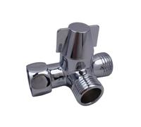 SROUPSUTKK Desviador de agua tres vías, adaptador en forma T, conector for ducha, separador for inodoro, bidé, válvula divisora de grifo Válvula angular para baño.(A5)