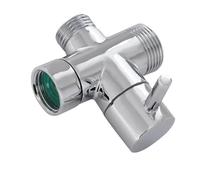 SROUPSUTKK Grifo de baño con cabezal válvula 1/2", adaptador interruptor separador agua, control ajustable, conector 3 vías, desviador ducha Válvula angular para baño.