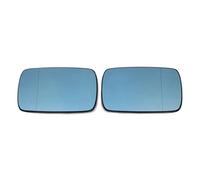 SROUPSUTKK Repuesto for espejo retrovisor calefactable de coche BMW E46, color azul, lado izquierdo y derecho, años 1998 a 2006 Outer Rearview Mirror