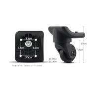 SROUPSUTKK Ruedas for Equipaje, Accesorios, Repuesto, Ruedas de Carga, Maletas, trolleys Especiales, silenciosas Ruedas con rodamientos(2pcs s387)