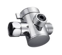 SROUPSUTKK Válvula desviadora de ducha 3 vías G1/2", separador agua, adaptador en T for, interruptor grifo ajustable, pieza repuesto for baño, ABS Válvula angular para baño.(Type 2)
