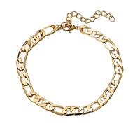 Srpc91 - Pulsera de cadena Figaro de moda retro para mujeres y hombres, reloj con mapa del mundo, talla única, Metal, No es una piedra preciosa