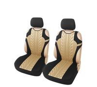 SRQORT 2 Uds Asiento Delantero Individual Y 2 + 1 Tipo Combinación De Cubierta De Asiento De Coche Apto para Citroen para Jumper Protectores De Asiento De Coche Fundas Asientos(2pcs Beige)