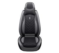 SRQORT Accesorios De Cuero Cubierta De Asiento De Coche para Opel Todos Los Modelos para Astra GH para Antara para Vectra BC para Zafira AB Estilismo Coche Fundas Asientos(Black Gray Pillow)