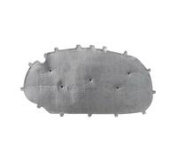 SRQORT Aislamiento de automóviles Almohadilla De Aislamiento Acústico Algodón para Capó Delantero Coche Aislamiento Térmico Y Acústico para VW para Golf 6 GTI(Plata)