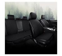 SRQORT Apto La Mayoría Los Coches SUV Camión Funda Asiento De Coche Juego Completo Protector De Asiento Delantero Y Trasero Antiarañazos Alfombrilla Cojín Fundas Asientos(5 Seats-Black)