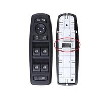 SRQORT Botonera Ventana Botón Interruptor Elevalunas Eléctrico para Control Eléctrico Coche para Megane 254000006R 25400-0006R 254000015R 25400-0015R Botonera Elevalunas(254000006R-BIack)