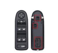 SRQORT Botonera Ventana para Citroen C5 2007-2013 Interruptor Control Ventana Automática Botón Espejo Lateral 96659465ZD 98053439 30170396 98054508ZD Botonera Elevalunas(with Folding)