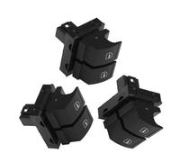 SRQORT Botonera Ventana para VW para Caddy 2K para Jetta para EOS para Golf MK5 para Passat B6 1K3959857 Botón Interruptor Control Elevalunas Eléctrico 1K3959857A Botonera Elevalunas(3 pcs)