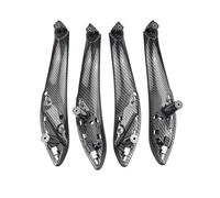 SRQORT Coche Manija Interior 4 Uds Delantero Derecho Izquierdo Trasero Interior Coche Manija Puerta Interior Cubierta Embellecedora Tirar para F30-F36 F80 Manija Puerta Interior(Carbon Interior)