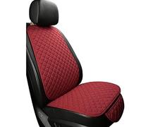 SRQORT Cojín Asiento De Coche Accesorios Automóviles Estilo Universal De Lino para Automóvil Se Adapta Al 99% De Los Protectores De Asiento De Coche Fundas Asientos(Rojo)