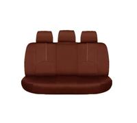 SRQORT Cojín para Asiento De Coche De Cuero PU para Peugeot para 206 307 407 308 Protectores De Asiento De Coche Fundas Asientos(Brown Rear)