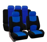 SRQORT Cojín para Asiento De Coche para Toyota para Rav4 para Corolla para Visor para Axio Wish para Vitz para Aygo para Lc200 para Yaris para Estima Fundas Asientos(5 Seat Blue)