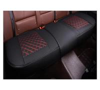 SRQORT Cojín Protector Universal Asiento De Coche Alfombrilla Protectora Asiento De Coche Accesorios Interiores Funda De Cuero Impermeable Asiento De Coche Fundas Asientos(1 Rear Black Red)