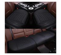 SRQORT Cojín Protector Universal Asiento De Coche Alfombrilla Protectora Asiento De Coche Accesorios Interiores Funda De Cuero Impermeable Asiento De Coche Fundas Asientos(3pcs Black)