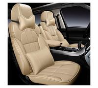 SRQORT Cubierta Asiento Automóvil 1 Juego De 5 Fundas Asiento Coche para A4 B8 A3 8p A5 para Sportback A7 Q2 TT Mk1 Q3 A3 A4 B6 B7 para Avant C6 4f RS 4 5 6 7 Q5 Q7 100(Beige,A)