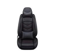 SRQORT Funda Cuero Asiento Coche para Captur para Logan para Kadjar para Trafic Reposabrazos Escénico Protectores Cojines Asiento Coche para Megane Fundas Asientos(Negro)