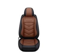 SRQORT Funda Cuero Asiento Coche para Captur para Logan para Kadjar para Trafic Reposabrazos Escénico Protectores Cojines Asiento Coche para Megane Fundas Asientos(Black Coffee)