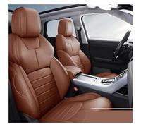 SRQORT Funda De Asiento Coche para Jeep para Grand Cherokee para Commander para Wrangler JK para Renegade para Cherokee para Patriot para Compass Accesorios Fundas Asientos(Marrón)