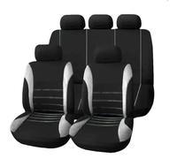 SRQORT Funda De Asiento De Coche para Nissan para X-Trail T31 para Navara D40 para Patrulla Y61 para Primera P12 para Qashqai J10 para Teana J31 J32 Fundas Asientos(Grey)