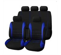 SRQORT Funda De Asiento De Coche para Nissan para X-Trail T31 para Navara D40 para Patrulla Y61 para Primera P12 para Qashqai J10 para Teana J31 J32 Fundas Asientos(Azul)
