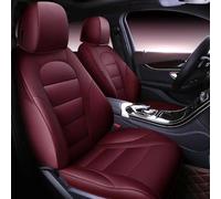 SRQORT Funda De Asiento De Coche Personalizada para Benz para C200 C300 C220 C250 C350 C400 C180 GLC300 GLC200 GLC260 para Coupé GLC220d Cojín Asiento Fundas Asientos(Rojo)