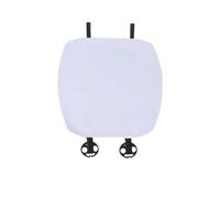 SRQORT Funda De Asiento Tapizada De Franela para Tesla para Modelo 3 XSY Cojín Accesorios De Decoración Interior Coche Protectores De Asiento Fundas Asientos(White 1 pcs)