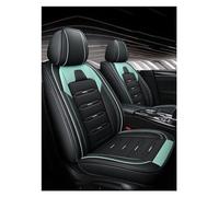 SRQORT Funda De Cuero Asiento Coche Accesorios para Citroen Todos Los Modelos para Aircross para Picasso para C4 C5 C6 C2 C3 para C-Elysee para C-Triomphe Fundas Asientos(Verde Negro)