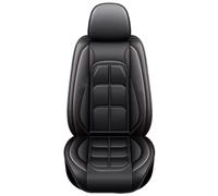 SRQORT Funda De Cuero Asiento Coche Protectores De Asiento Coche para Toyota Todos Los Modelos para Land Cruiser para Prado para Yaris para Venza para Prius Fundas Asientos(Negro)