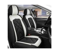 SRQORT Funda De Cuero Asiento De Coche para Toyota Todos Los Modelos para Camry para Corolla para Highlander para Alphard para Rav4 Cojines Asiento Coche Fundas Asientos(Blanco)