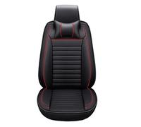 SRQORT Funda De Cuero para Asiento De Coche Accesorios para Fiat Todos Los Modelos para Palio para Viaggio para Ottimo para Bravo para Freemont Estilo Fundas Asientos(Black Red Pillow 1)