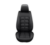 SRQORT Funda De Cuero para Asiento De Coche para Modelos Universales De 5 Pasajeros Todas Las Estaciones Compatible con La Mayoría Las Fundas Asiento Coche Fundas Asientos(Negro)