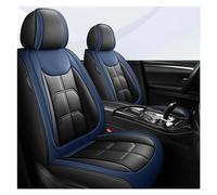 SRQORT Funda Universal De Cuero PU para Asiento De Coche Accesorios Automóvil Detalles Interiores Protectores para Asiento De Coche para Opel para Astra H Fundas Asientos(Azul Negro)