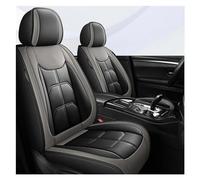 SRQORT Funda Universal De Cuero PU para Asiento De Coche Accesorios Automóviles Detalles Interiores Protectores De Asientos para Benz para W204 W205 W203 Fundas Asientos(Black Grey)