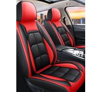 SRQORT Funda Universal para Asiento De Coche Accesorios Interiores para Mitsubishi para Outlander ASX para Eclipse para Lancer para Pajero Sport Fundas Asientos(Rojo)