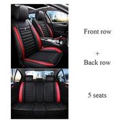 SRQORT Funda Universal para Asiento De Coche para Mazda para 3 CX-5 2 5 6 CX-3 CX-4 CX-7 CX-9 RX-8 Protectores De Asiento De Coche Fundas Asientos(Negro Rojo)