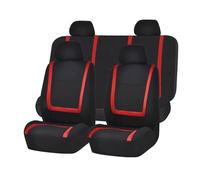 SRQORT Fundas Asientos Coche 4/9 Uds Se Adaptan A La Mayoría De Los Coches Camiones SUV Furgonetas para Alfa para Romeo 147 Protectores Asientos De Coche Fundas Asientos(Rojo,1set)