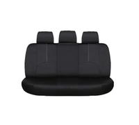 SRQORT Fundas Asientos Coche para Nissan para Leaf para X Trail T30 para Navara D40 para Almera N16 para Primera P12 para Terrano para Teana J32 Fundas Asientos(Black Rear)
