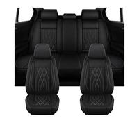 SRQORT Fundas Asientos Coche para VW para Amarok para Polo 9N para GOL G3 G5 para Golf 8 7 6 5 4 para Touareg Fundas Asiento Automóvil Cubre Asiento Coche(Negro)