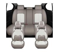 SRQORT Fundas Asientos Coche para VW para Touareg para Golf 8 7 6 5 4 para Polo 9N para GOL G3 G5 ID4 Fundas Asiento Coche Universales Cubre Asiento Coche(Coffee+Cushion)
