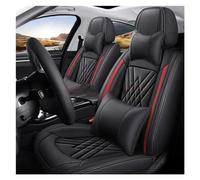 SRQORT Fundas De Asiento De Coche 3D De Estilo Universal para Alfa para Romeo Accesorios Interiores Protectores De Asiento Fundas Asientos(Negro Rojo)