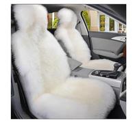 SRQORT Fundas De Asiento De Coche De Felpa Alfombrilla Protectora Universal Asiento Delantero De Coche Accesorios Coche Protector De Asiento De Coche Fundas Asientos(1pc Pure White)