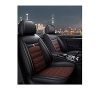 SRQORT Fundas De Asiento De Coche para Peugeot para 206 307SW 308 407 408 508sw 208 2008 3008 4008 5008 Accesorios para Coche, Detalles Interiores Fundas Asientos(Black Coffee)