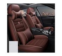SRQORT Fundas De Asiento De Coche para Peugeot para 206 307SW 308 407 408 508sw 208 2008 3008 4008 5008 Accesorios para Coche, Detalles Interiores Fundas Asientos(Luxury Coffee)