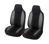 SRQORT Fundas Delanteras para Asiento De Cubo con Respaldo Alto 2 Uds para Peugeot para 107 Protector Universal para Asiento De Coche Fundas Asientos(Grey)
