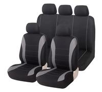 SRQORT Juego Completo De Fundas para Asientos De Coche Tela Transpirable Universal para Accesorios Interiores Lada para Camiones Y SUV Fundas Asientos(Grey)